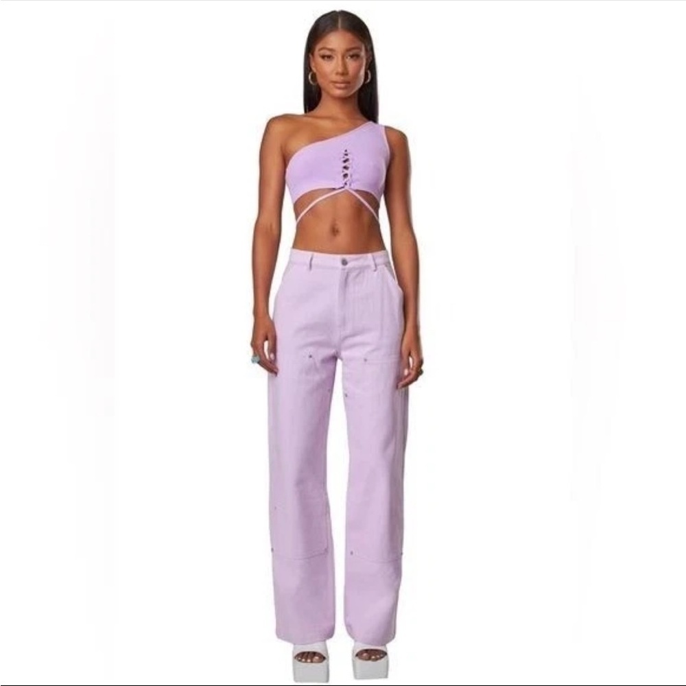 THE KRIPT Royal Jeans in Lavender Women’s Denim Size Medium Purple Pants